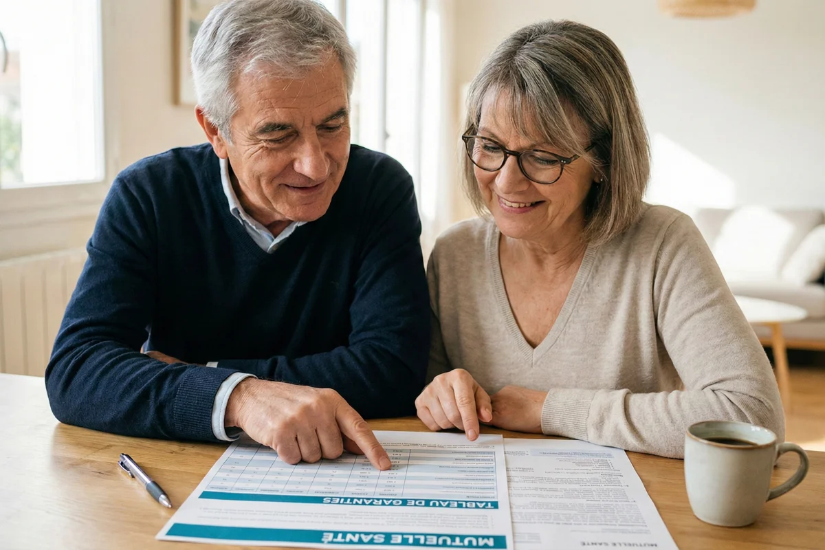Mutuelle senior : comprendre son tableau de garanties en 5 minutes